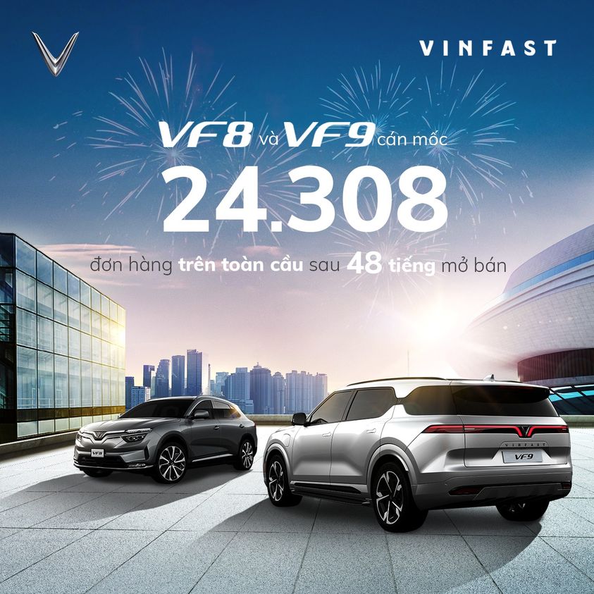 Đặt cọc VF 8 và VF 9 nhận ưu đãi đặc biệt từ VinFast.