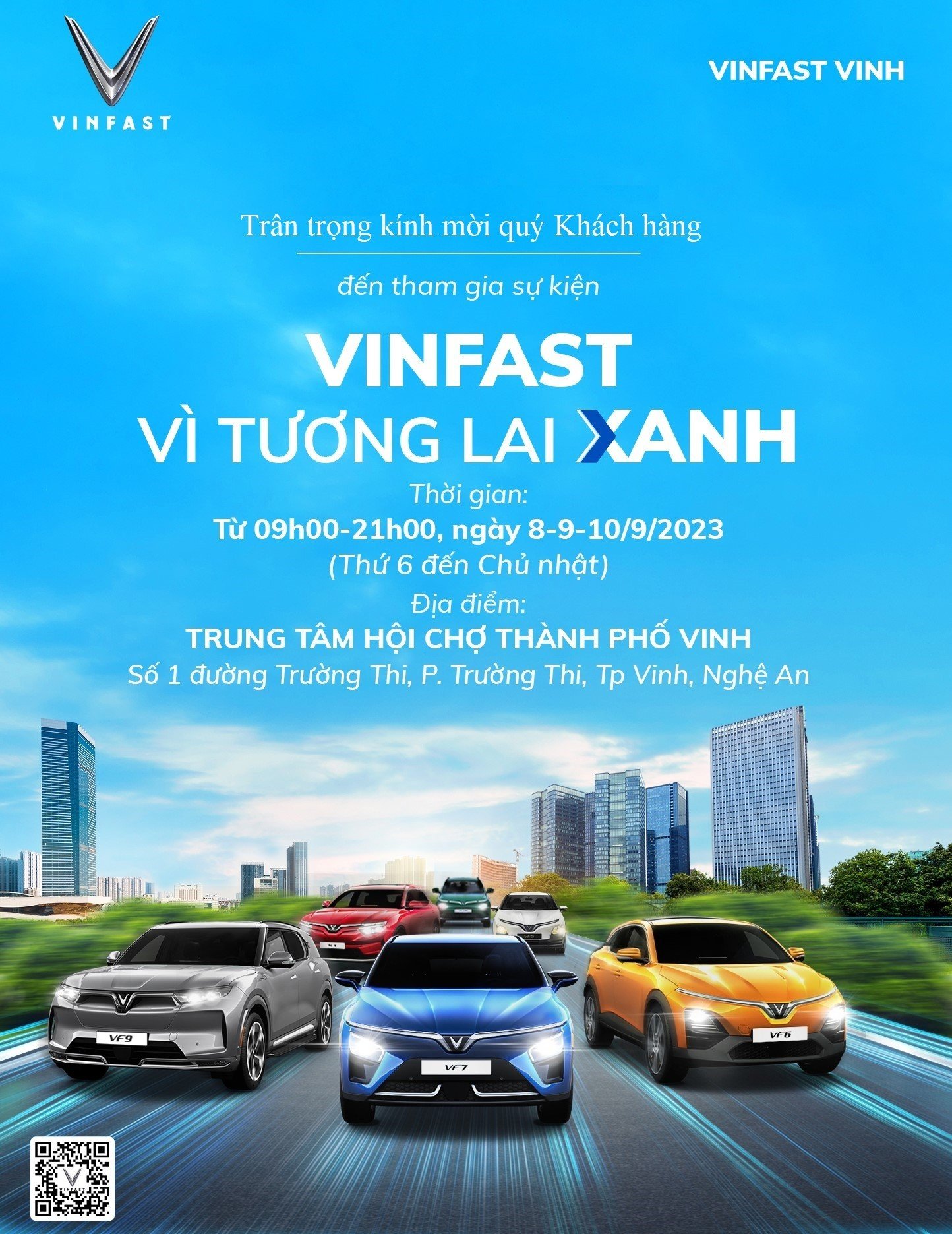 Triển lãm VinFast – Vì Tương Lai Xanh Tại Thành phố Vinh, Nghệ An
